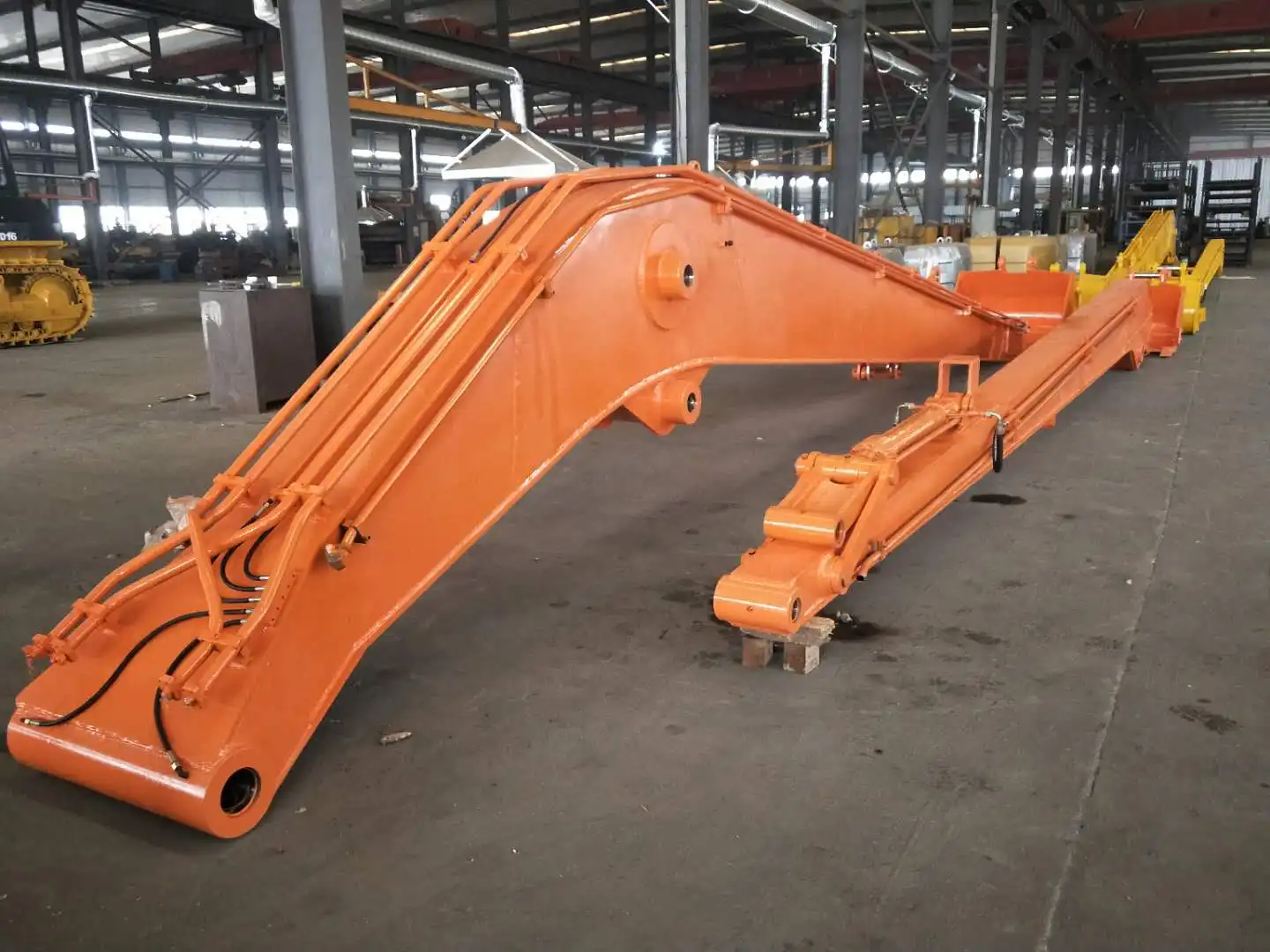 Ultrasonic Test for Long Reach Boom for Hitachi Excavator
